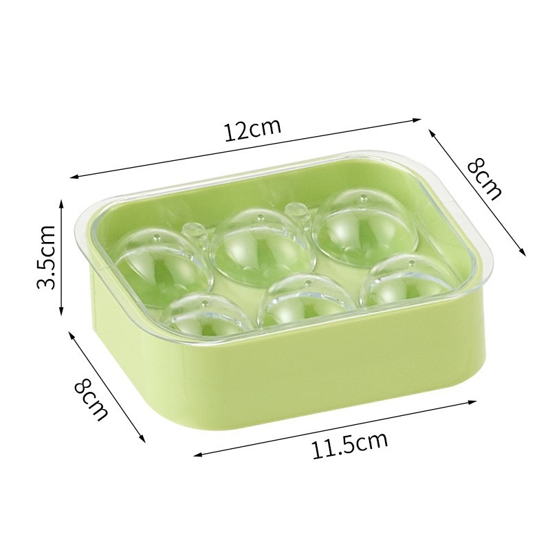 Hockey sobre hielo Molde de cubitos de hielo Botella de hielo Taza de rejilla de hielo Caja de almacenamiento de hielo de silicona esférica para el hogar Refrigerador Bolsa de hielo congelada Olla para hacer hielo