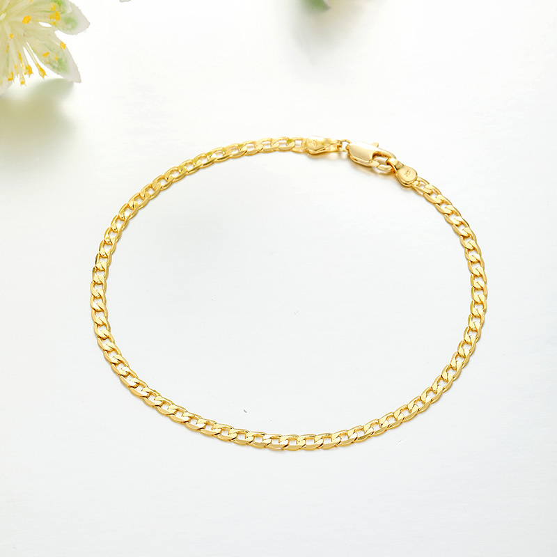 14k color plated (length 19cm, width 3mm)