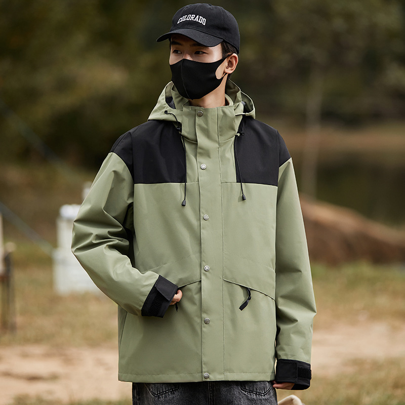 Spring and Autumn New Style Outdoor Single-Layer Thin Windbreaker, Windproof and Waterproof, Fashionable Casual Windbreaker Jacket for Couples Spring and Autumn New Style Outdoor Single-Layer Thin Windbreaker, Windproof and Waterproof, Fashionable Casual Windbreaker Jacket for Couples