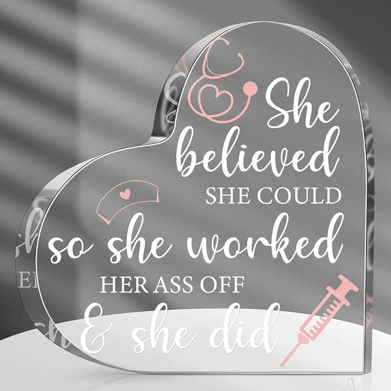 亚克力材质透明心形摆件高透明饰品纪念品制作装饰工艺礼品摆件