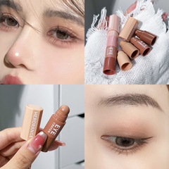 HERORANGE Mini Cannonball Combination Eyeshadow, Matt & Glitter Fine Sparkle Four-Color Highlight Lazy Girl Eyeshadow Pen