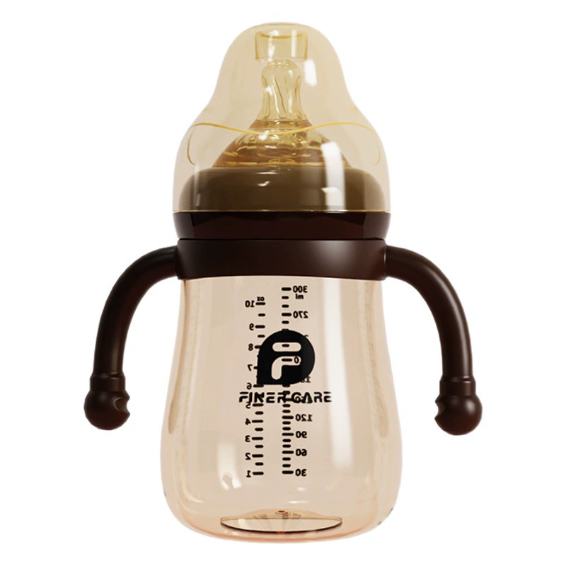 Finercare ширококалиберная полипропиленовая бутылочка для кормления, детская соломенная чашка с защитой от удушья, детская соломенная чашка, большая детская бутылочка для кормления для отлучения от груди