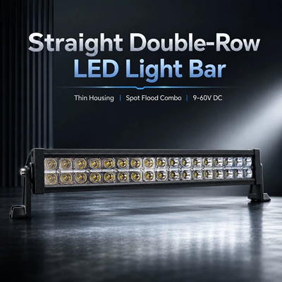 9-60V 120W ultra-thin double-row automotive Roof Light