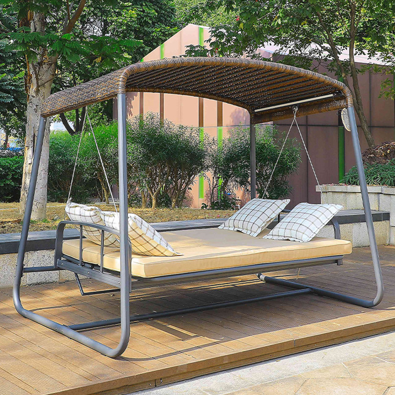 Columpio al aire libre hamaca patio acostado cama balcón silla colgante jardín reclinable ocio Nordic Internet celebridad columpio