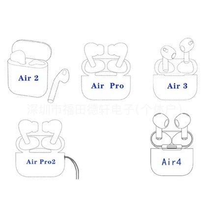 Air234 Wireless Anc Noise Cancelling Tws 234567 Pro2 Bluetooth Earphones In-Ear Factory Applicable