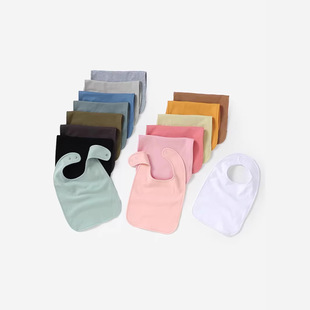 (Cross-border trading), cute organic multicoloured children's eating bib for new born for men and women girl's, with your logo imprint