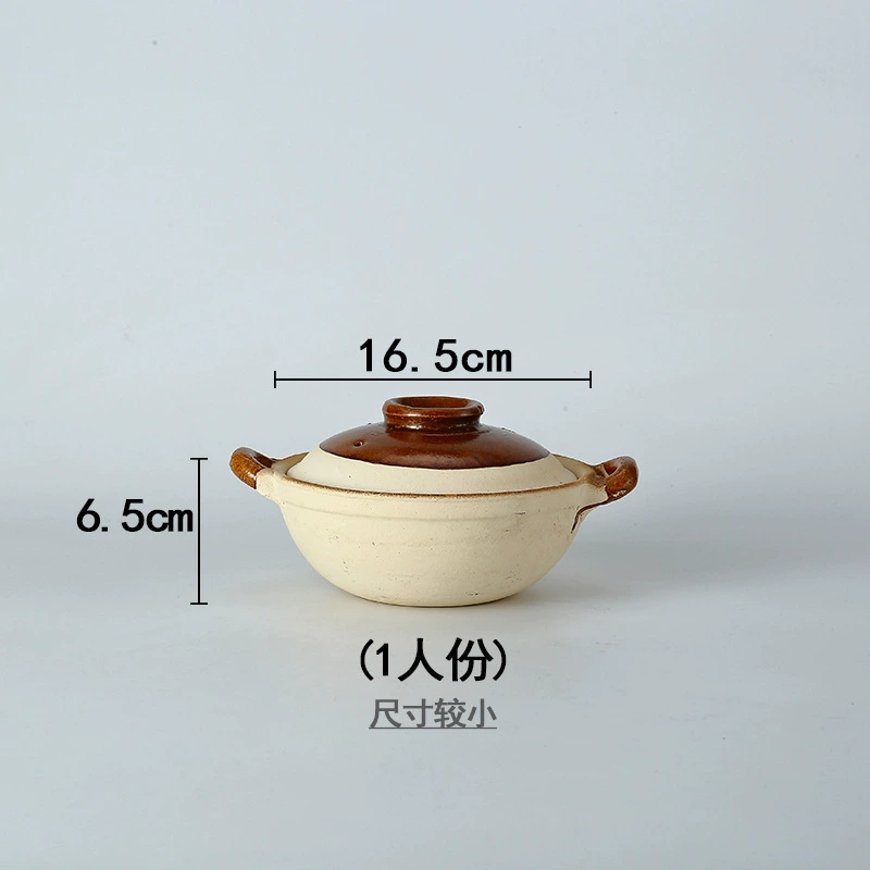 Оригинальная храмовая кастрюля с крышкой Pot Pot Potal Rice Rice Rice Tradition Traditional Infinitive Pot Cooker Желтая курица рис Cascus Кашка каша Отель Профессиональная кастрюля