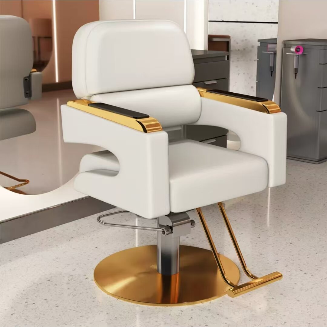 Sillón de peluquería, sillón de salón moderno, sillón de peluquería sencillo, sillón para cortar el pelo, sillón especial para permanente y tinte de salón, sillón de salón de belleza, uso comercial de alta gama.