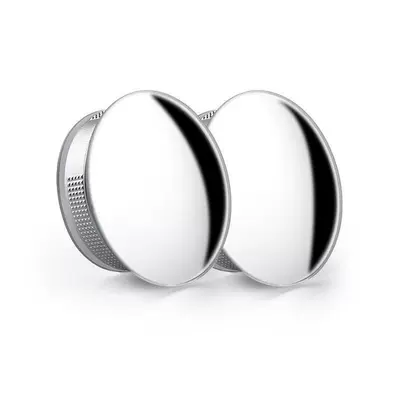 D Xinjiang Available - Square Mirror Car Reversing Small Round Mirror Rearview Mirror Auxiliary Mirror High-Definition Reflective Blind Spot Mirror 360 (Rearview mirror/rearview mirror) - new-style-suction-cup-rearview-mirror-round-1-pair