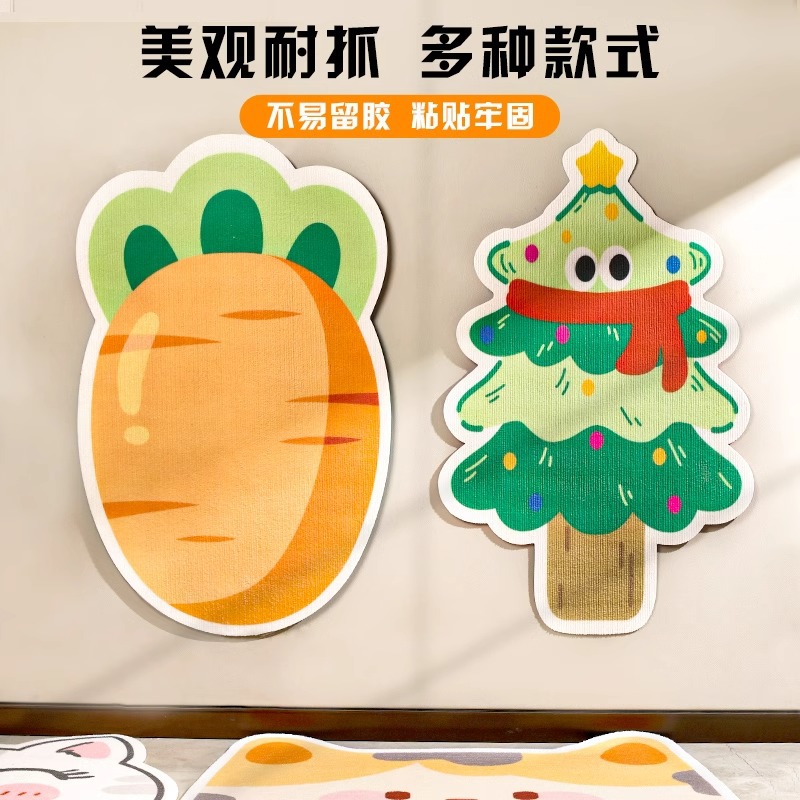 Pegatina de pared para gatos, pegatina de agarre para gatos, pegatina de agarre para gatos, pegatina de pared vertical resistente al desgaste, pegatina de protección contra gatos