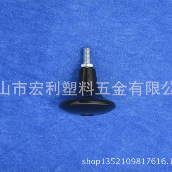 供应厂价优质 家具 酒店 脚轮 宾馆 定向 床脚 工程塑料黑色 6cm
