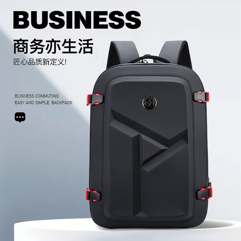 Mochila impermeable de moda, mochila dura de gran capacidad, mochila, libro de juegos, notebook, 17 bolso multifuncional