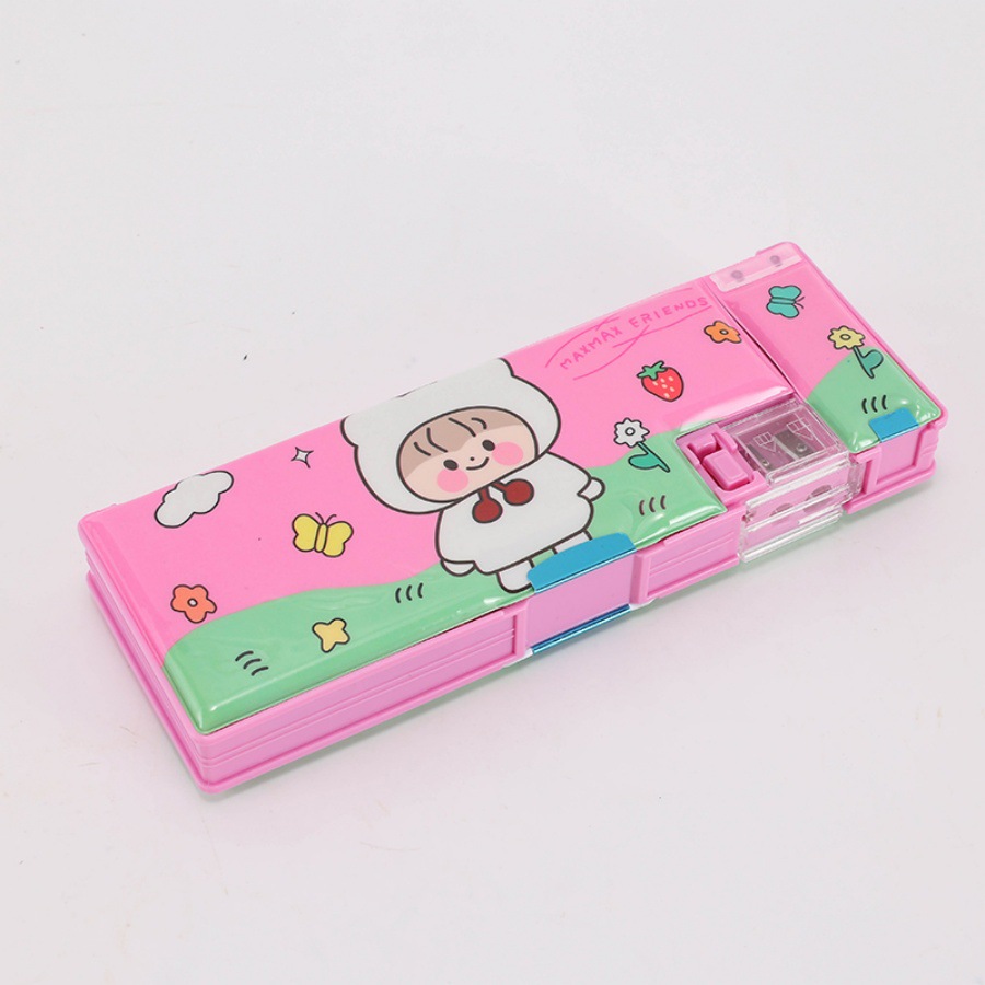 Espacio Astronauta papelería caja Escuela Primaria niños y niñas botón Oficina Almacén multi-función deformación lápiz caso tijeras