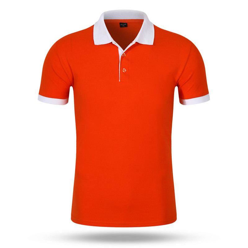 Polo ropa de trabajo tela de algodón ropa de grupo polo con solapa se puede imprimir bordado se puede imprimir al por mayor compra masiva