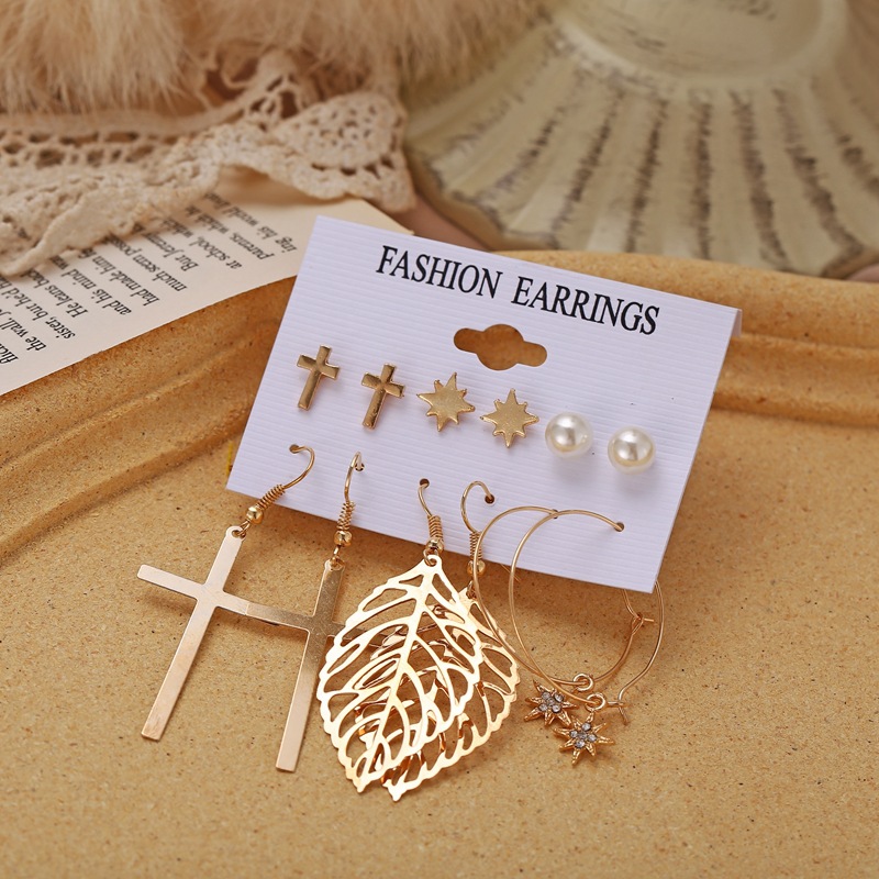 Fashion Geometric Metal Plating Earrings