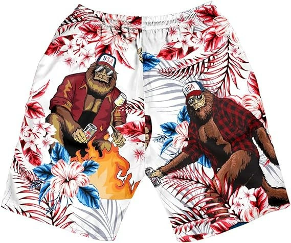 Men's beach quick dry thin trousers for leisure, plus size, loose fit, Amazon