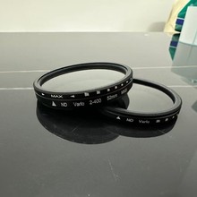 ND2-400可调减光眼镜钓鱼墨镜UV防紫外线滤镜49/52mm偏光太阳镜ND