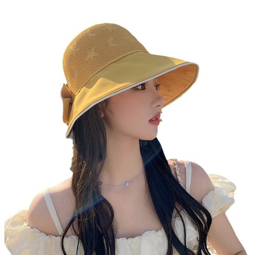 Summer hat for women's big brim UV fisherman's hat beach sun hat sun protection sun protection knit hat