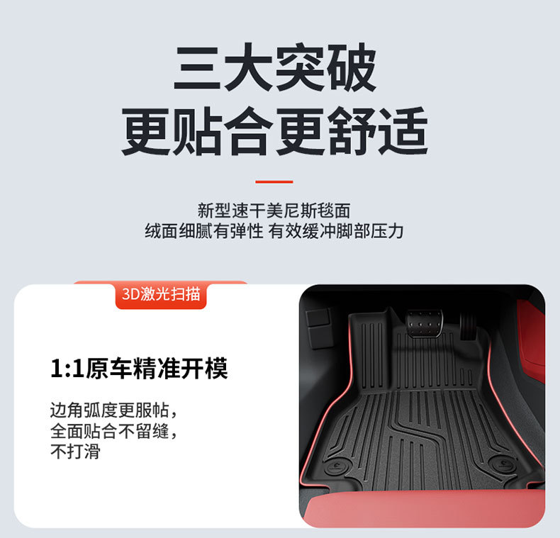 Suitable for Imported Audi A3 A3La4L A5L A6L A7L A8L Q3 Q5L Full Tpe Car Floor Mats