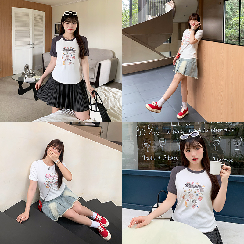  夏  XL-5XL 大きいサイズ Tシャツ