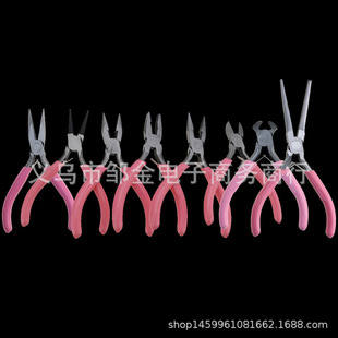 Комплект ручной работы, розовая маленькая ручка, плоскогубцы с игольчатыми наконечниками, аксессуар, ювелирное украшение, «сделай сам», 5 дюймов