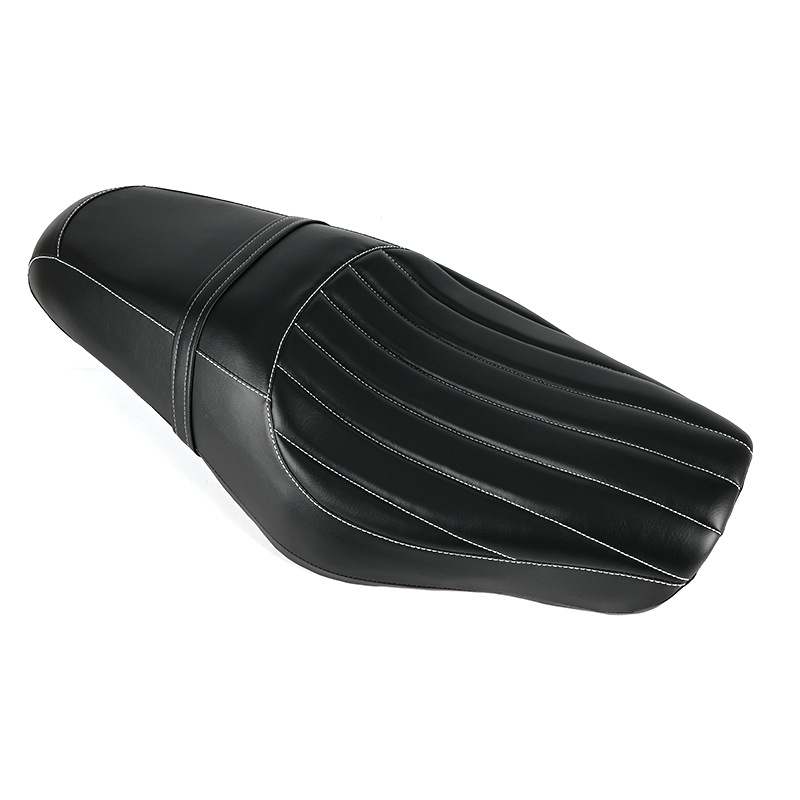 Suitable for Harley 883N 1200 X48 Modified One-Piece Seat Cushion 04-22 Front and Rear Integrated Thickeneded Double Seat