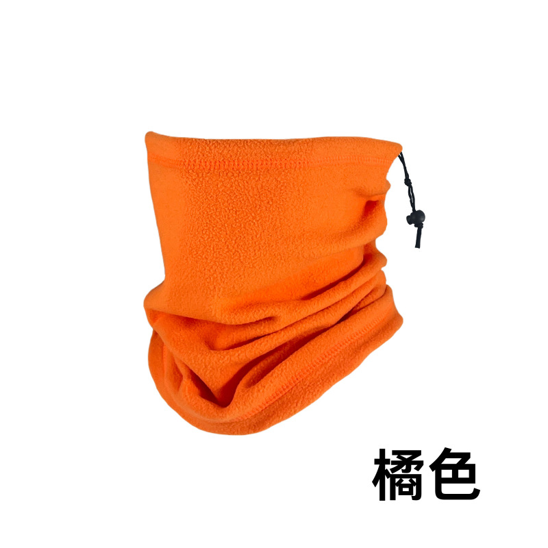 Babero cálido transfronterizo de otoño e invierno, ciclismo al aire libre, protección para el cuello a prueba de viento, máscara de esquí de lana polar a prueba de frío