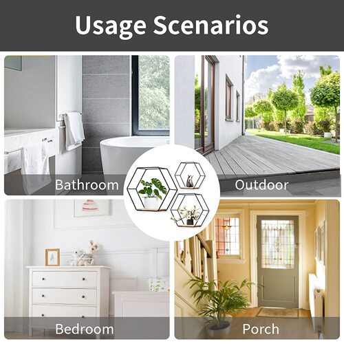 Creative iron wall hanging bedroom living room wall room wall storage rack home decoration wall storage rack