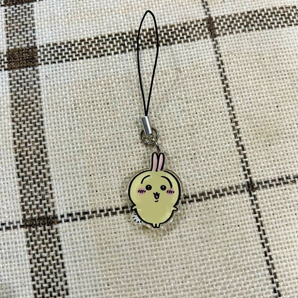Chiikawa cadena de teléfono móvil Usaki regalo de estudiante Jiyikava lindo colgante cordón pequeño colgante image 10