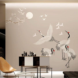 墙纸、壁纸;墙布;壁画