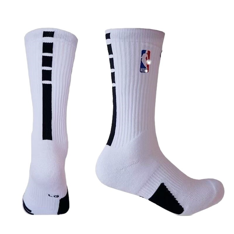NBA刺繍UAエリートプロバスケットボールソックス実用的な厚みのあるタオル底の男性と女性のミッドレングスの耐摩耗性と耐性|undefined