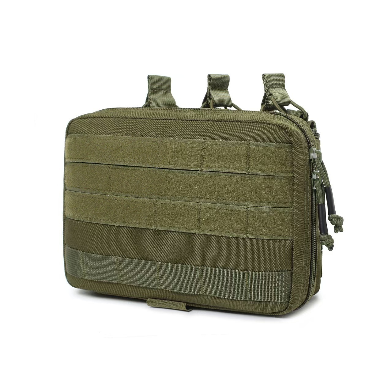 Tactical multifunctional storage bag for outdoor camping and cycling, portable medical pouch, camouflage military fan bag