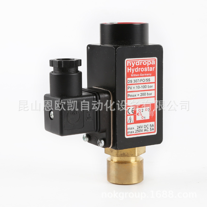 德国HYDROPA压力继电器DS307/PO/SS pv=10-100bar