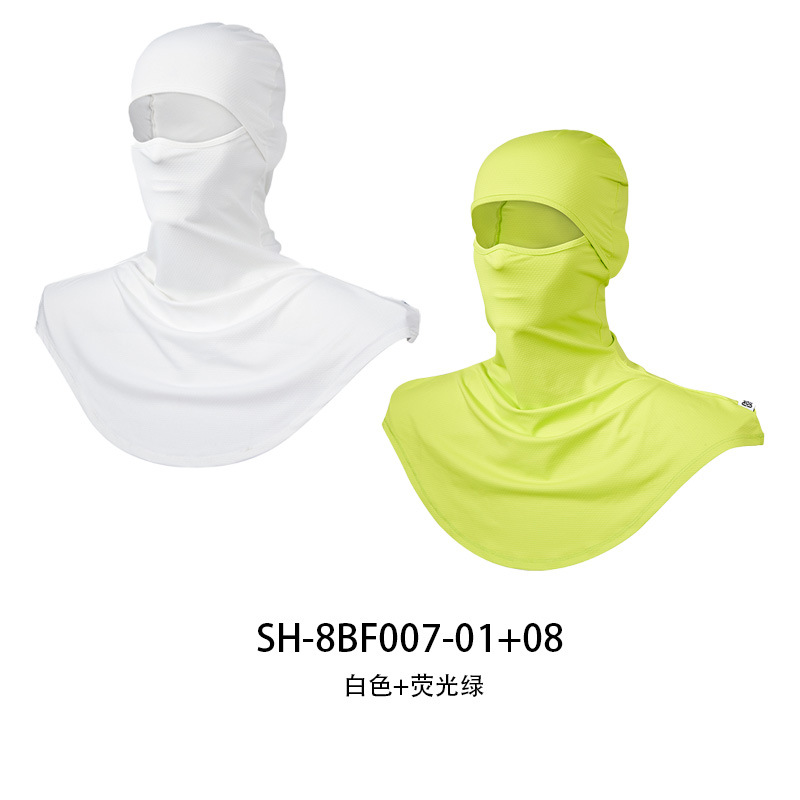 Secado al sol musgo chal cabeza cubierta cara completa transpirable verano trabajo al aire libre pesca pescado motocicleta montar a prueba de sol cubierta de la cabeza