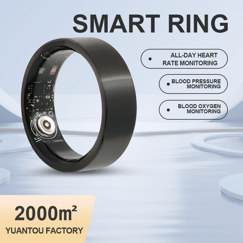 Smart Ring With Heart Rate Sleep Blood Oxygen And Gesture Control_voghion.com