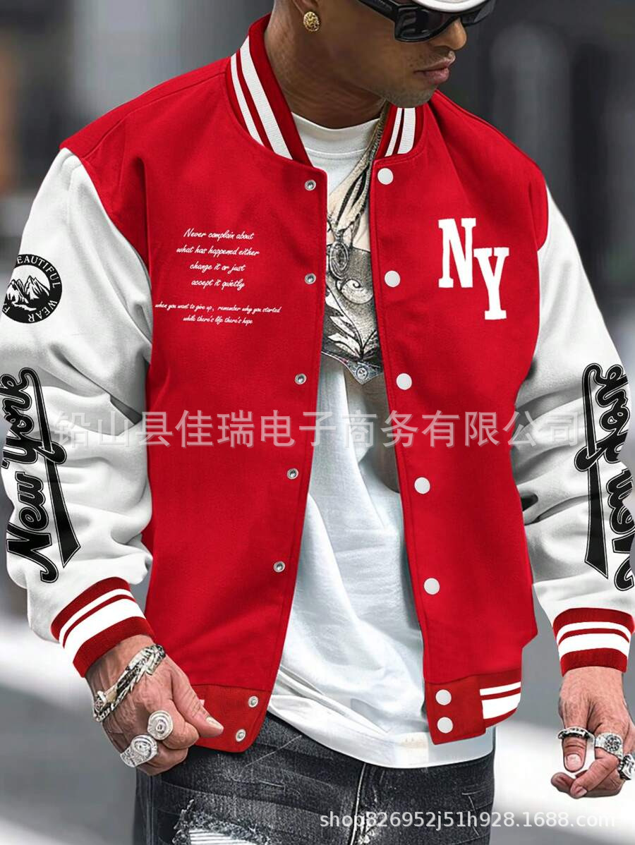 TEMU Aliexpress Amazon MLB americano moda chaqueta chaqueta cardigán hombre debe comprar chaqueta image 13