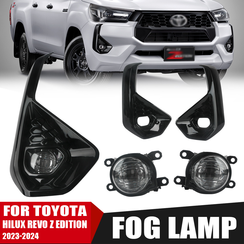Aplicable a TOYOTA 2024 - Nuevo Revo Hilux Front Fog Light Frame Assembly LED Day Drive Light