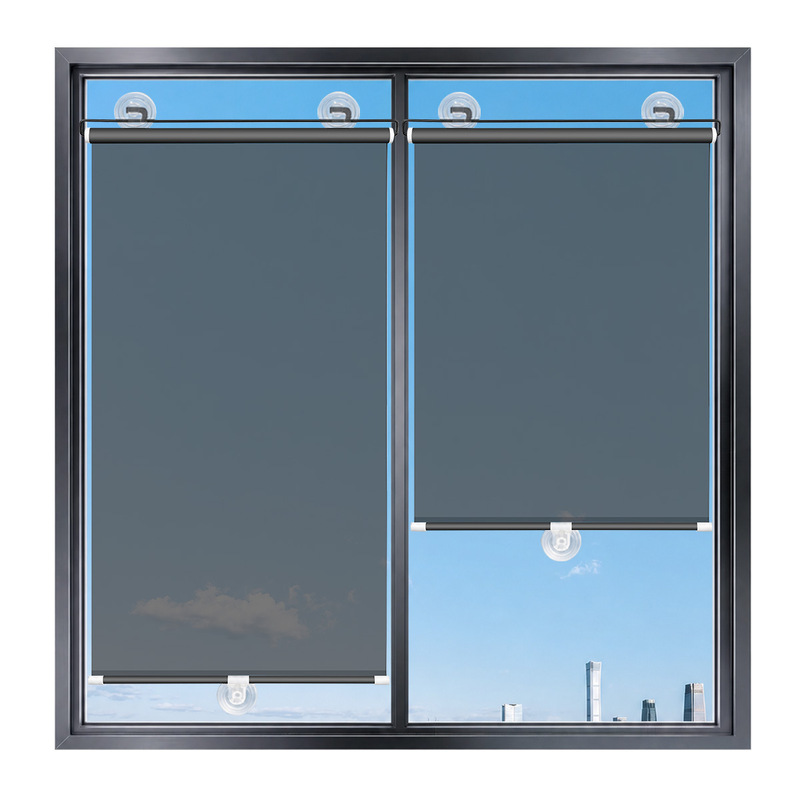 Customizable Car Front Sunshade Retractable Sunshade Curtain No-Drill Suction Cup Type Office Balcony Window Sunshade Curtain