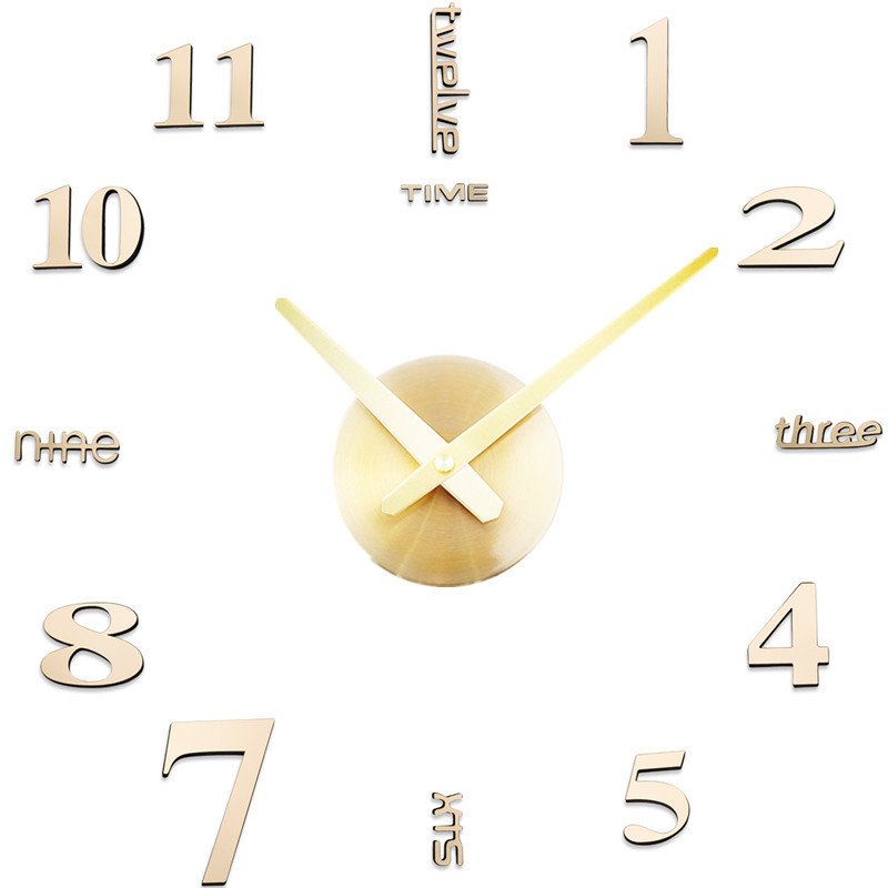 Reloj de pared acrílico DIY｜Diseño tridimensional｜Decoración del hogar｜Venta al por mayor
