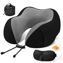 亚马逊跨境U形枕护脖午睡飞机枕记忆棉旅行护颈枕头颈椎u型枕颈枕