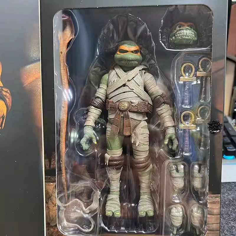 NECA Ниндзя Бог Черепаха Лабур Лиэр Лорд Мумия последний Ронин 7-дюймовая модель с подвижными деталями