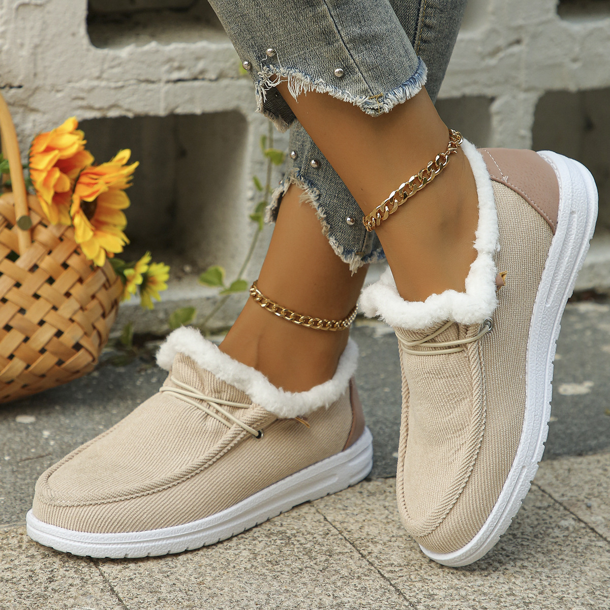 Warm Women's Winter Snow Boots With Fleece Lining And Thick Sole_voghion.com