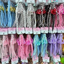 新款彩色包包挂件配饰配件跨境编制绳创意手袋包带饰品挂饰