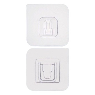 Multi-functional seamless snap buckle non-perforated hook creative home wall hanging strong bathroom waterproof sticker hook