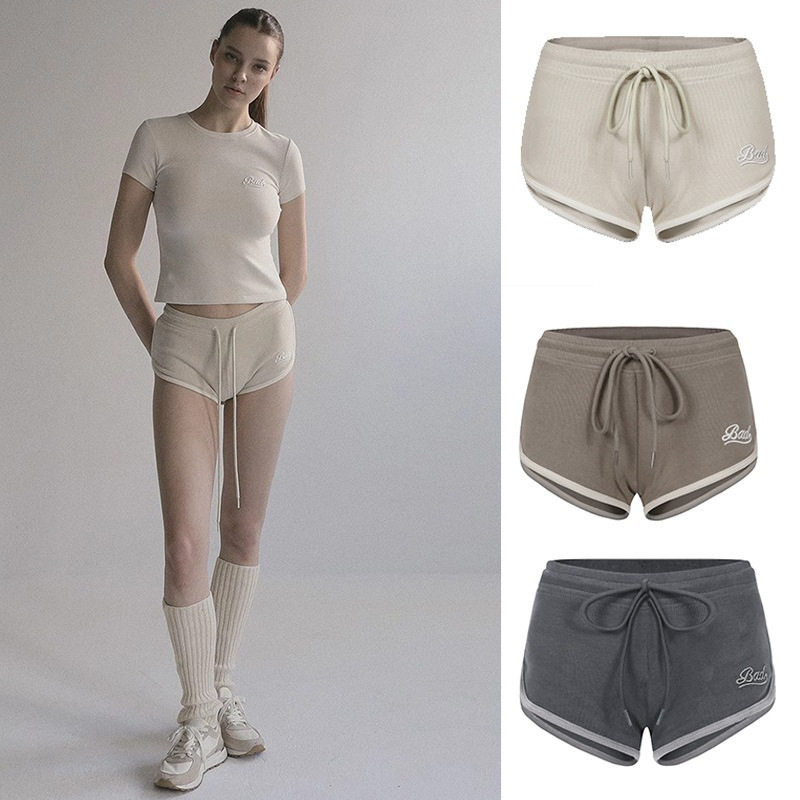 Korean Badblood Bcac Series American Sexy Sports Shorts Women's Retro Niche Casual Pants Hot Pants