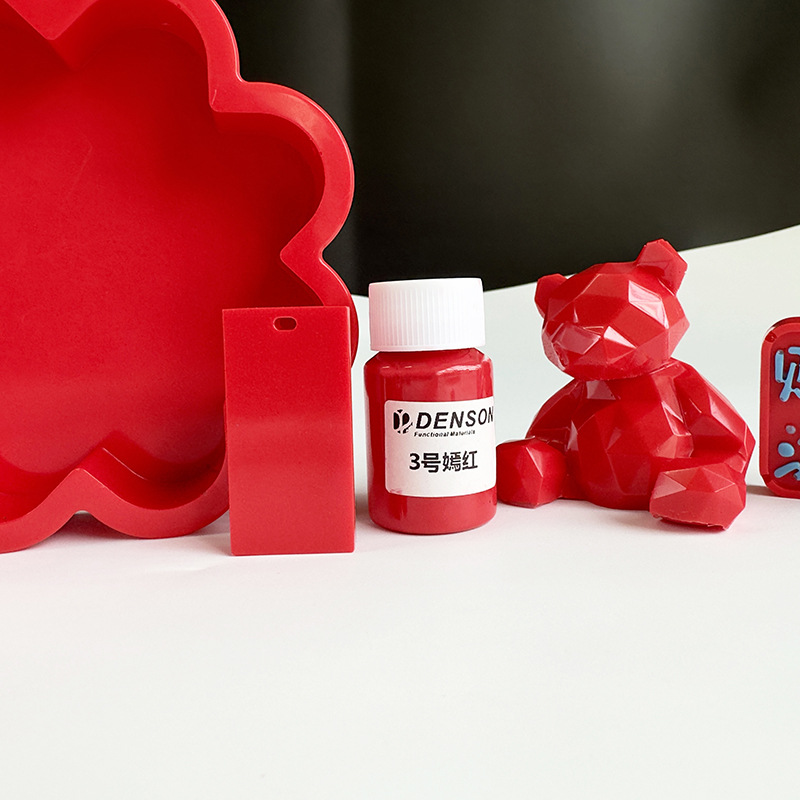 Pasta de color epoxi de cristal AB pegamento pasta de color sólido pasta de color pintada a mano pegamento de crema bricolaje color hecho a mano botella de 20g