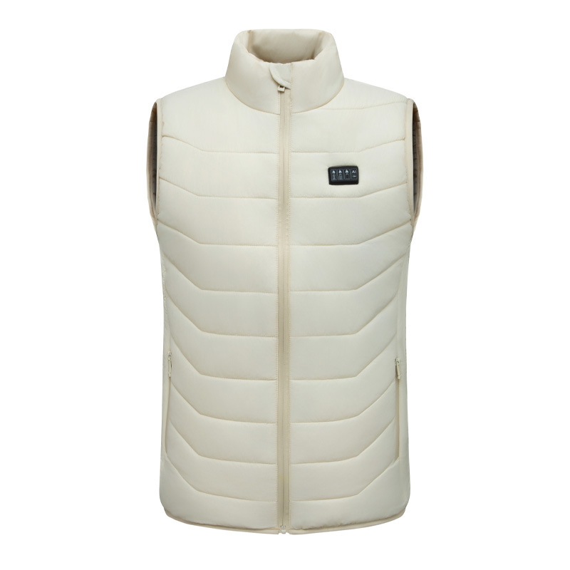 미색 싱글 조끼