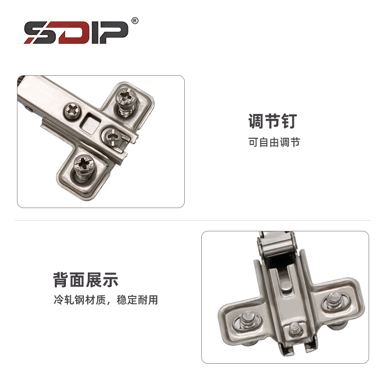 Alta calidad, alta calidad cierre automático y puerta de gabinete de muebles oculta accesorios de hardware bisagras