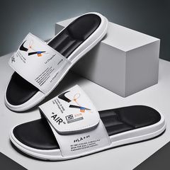 Sewage Sensation Slippers for Men - Summer Outdoor Wear, Trendy Sports Thick-soled Magic Tape Couple Beach Shoes for Men