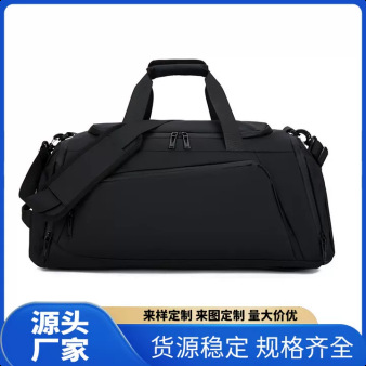 Bolso de viaje grande multifuncional para hombre, mochila de mano con compartimento seco/húmedo, ideal para gimnasio, negocios o avión
